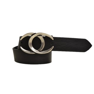 Zodiac leather belt